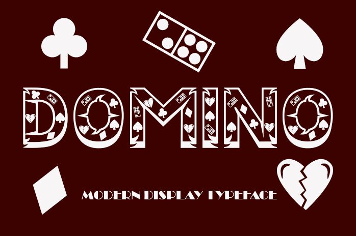 DOMINO Czcionka