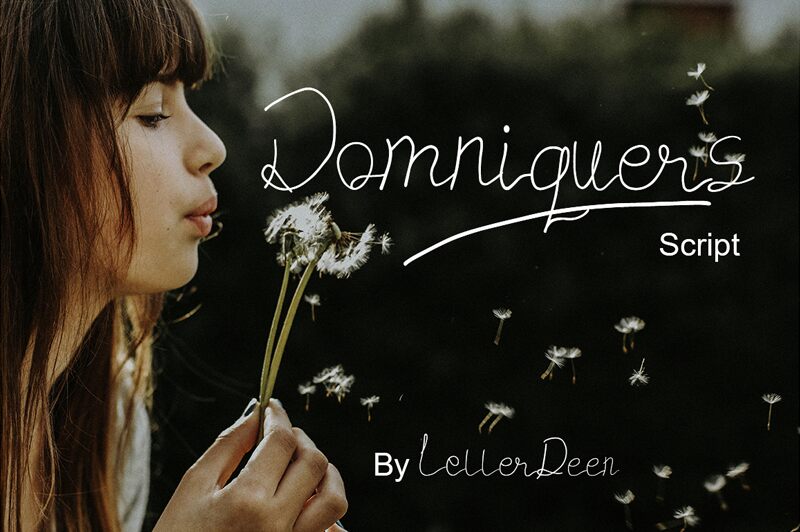 Domniquers Schriftart