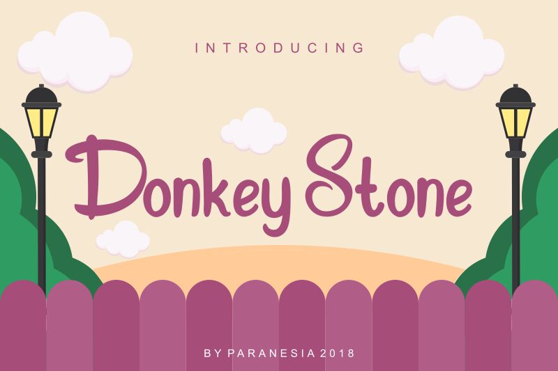 Donkey Stone الخط 