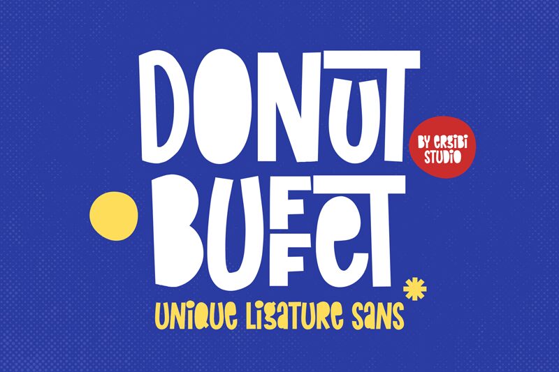 Donut Buffet — Présentation de la police