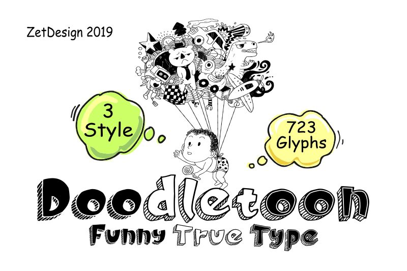 Doodletoon Schriftart