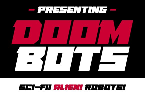 Doombots Schriftart