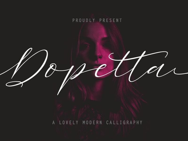 Dopetta Schriftart
