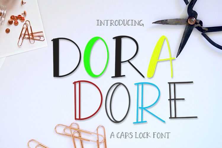 dora dore Schriftart