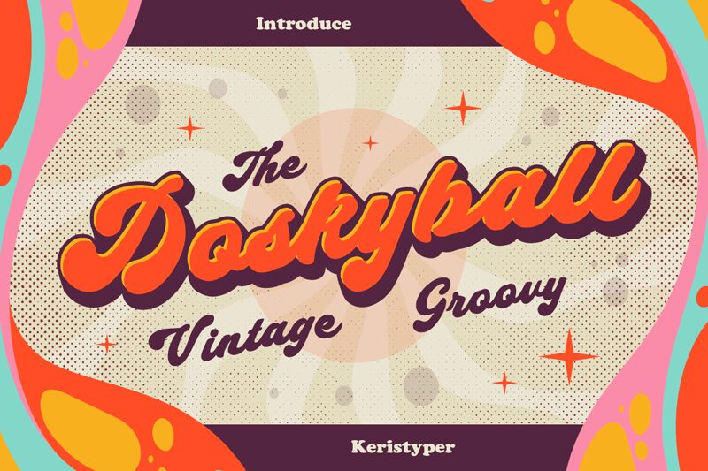 Doskyball Schriftart