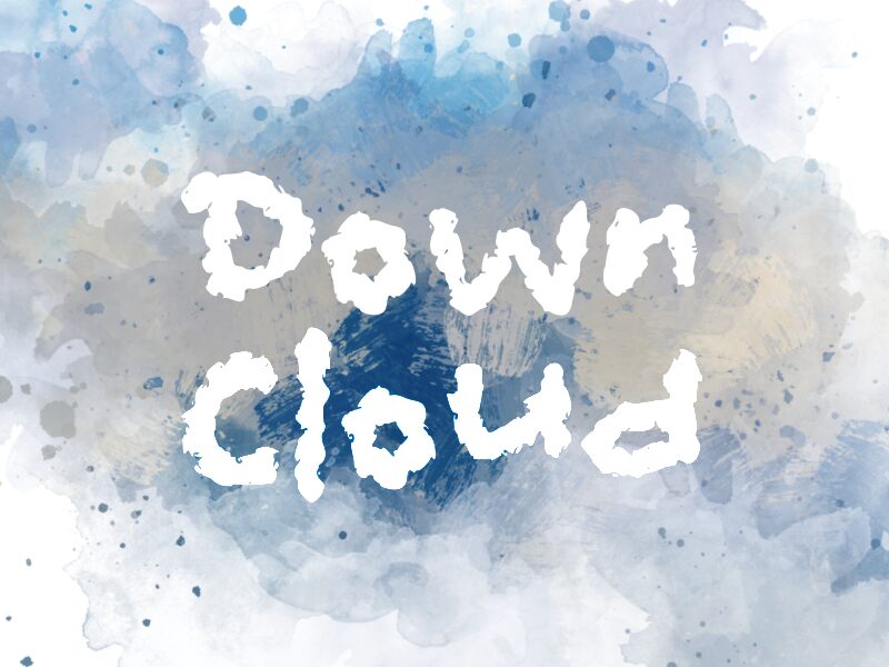 d Down Cloud Carattere