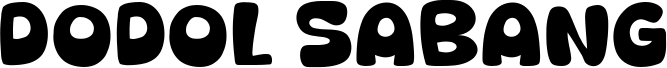 Dodol Sabang шрифт