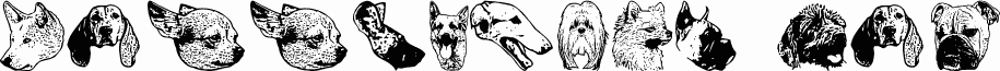Preview of the DoggyPrint AOE font