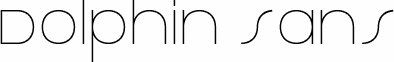 Dolphin Sans Regular