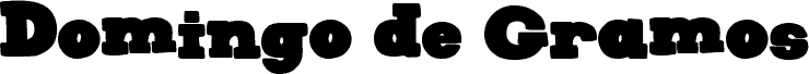 Domingo de Gramos 字体