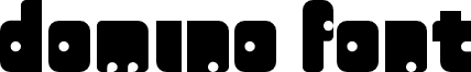 domino font Regular