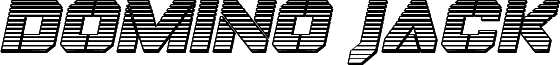 Domino Jack Chrome Italic Italic