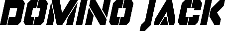 Domino Jack Condensed Italic Condensed Italic