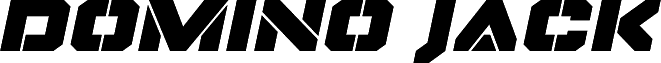 Domino Jack Expanded Italic Expanded Italic