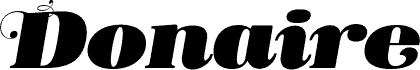 Donaire It Black Italic