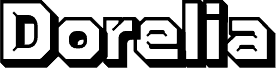 Anteprima del carattere Dorelia-ExtrudeRight Demo