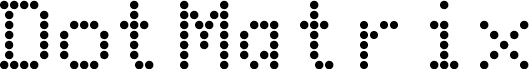 DotMatrix Regular
