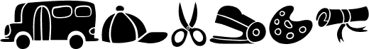 Preview of the Dotuku Dingbats font
