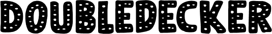 Doubledecker Dots DEMO Regular