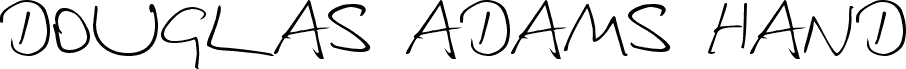 Douglas Adams Hand