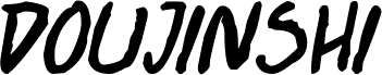 Doujinshi Pro Bold Italic