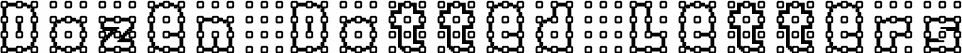 Dozen Dotted Letters Regular