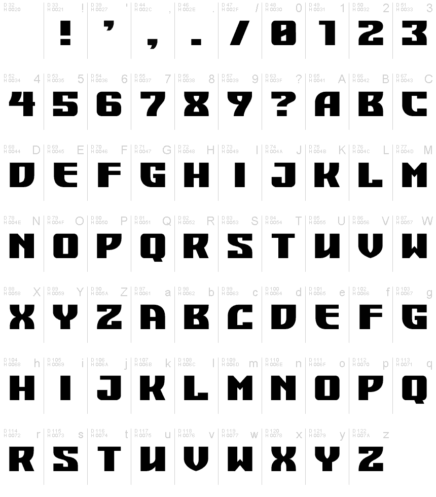 DOJO KICK font | Fonts2u.com