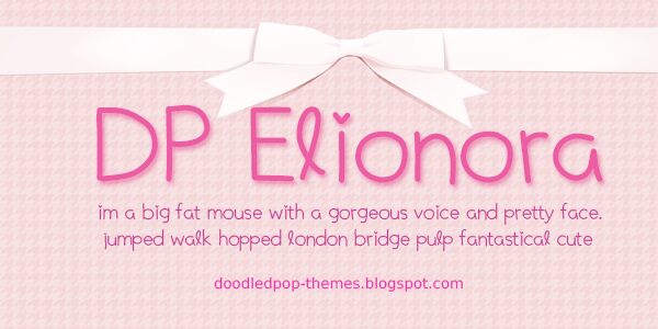 DPElionora Druh písma