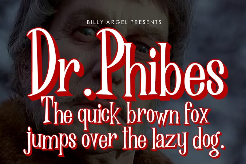 Dr Phibes Schriftart
