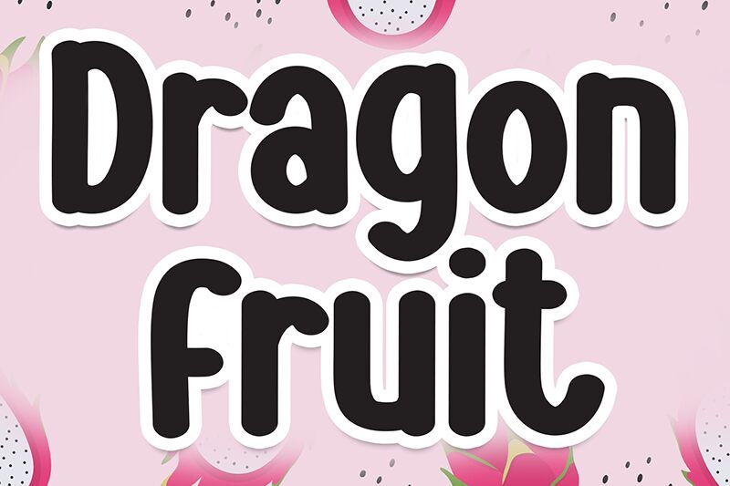 Dragon Fruit 字体