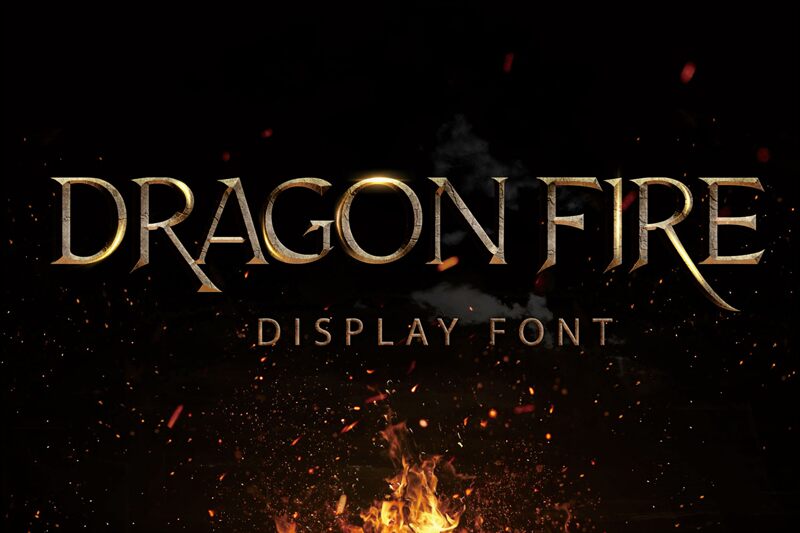 DRAGON FIRE Schriftart