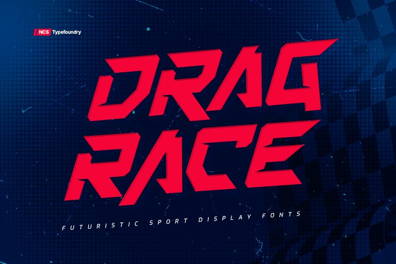 Dragrace Schriftart