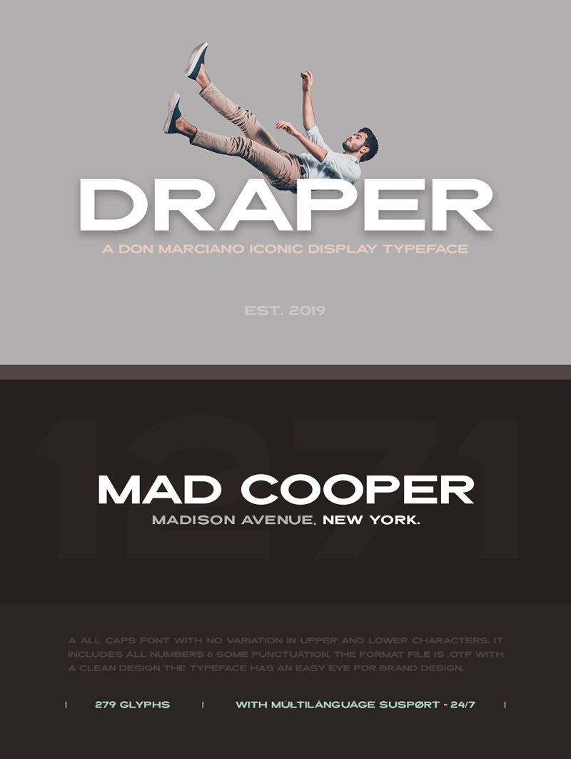Draper Schriftart