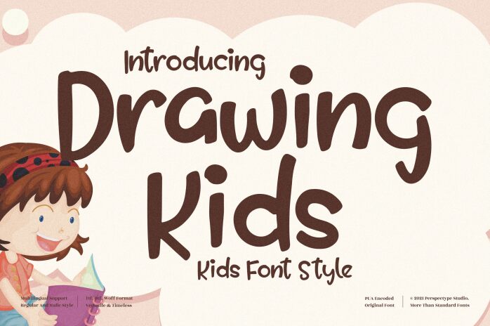 Drawing Kids Schriftart