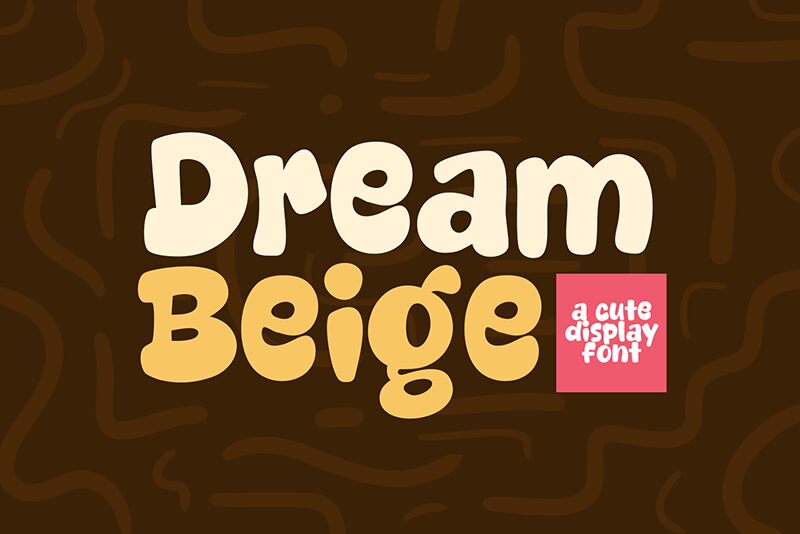 Dream Beige Druh písma