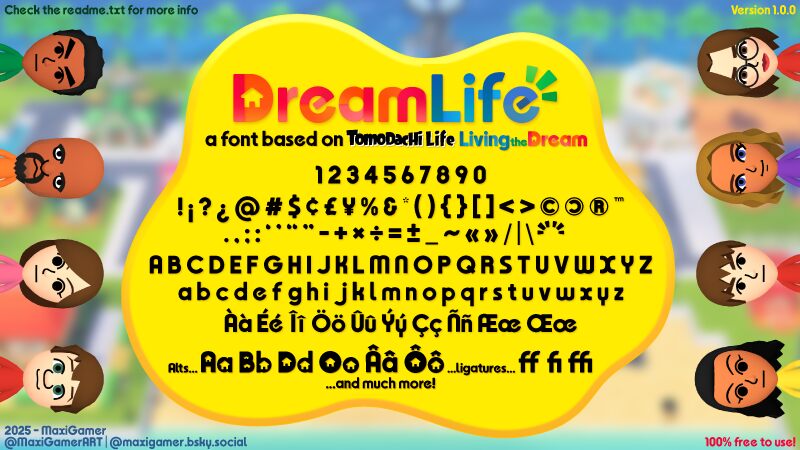 DreamLife Schriftart