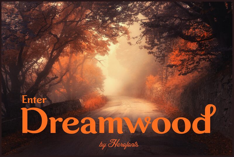 Dreamwood Czcionka