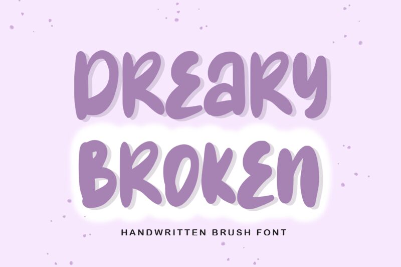 Dreary Broken Carattere