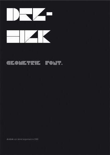 Drebiek Schriftart