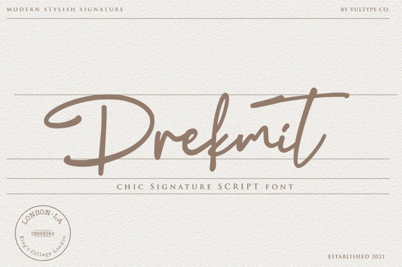 Drekmit Schriftart