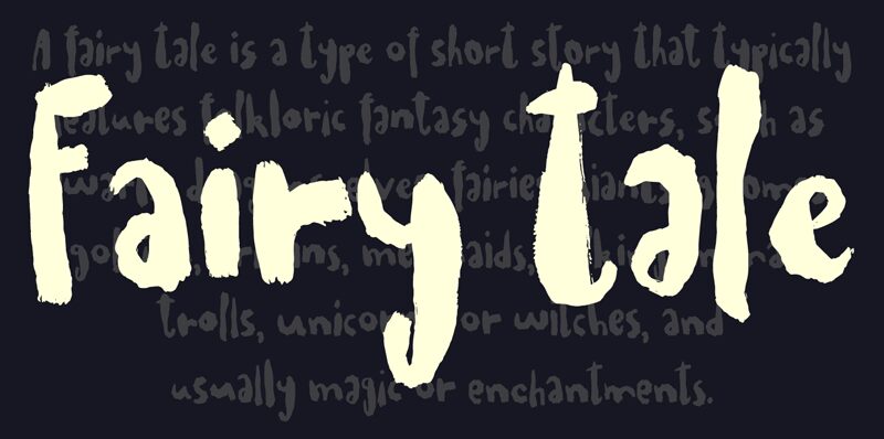 Drillepind Schriftart