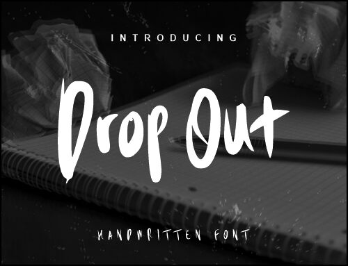 Drop Out フォント