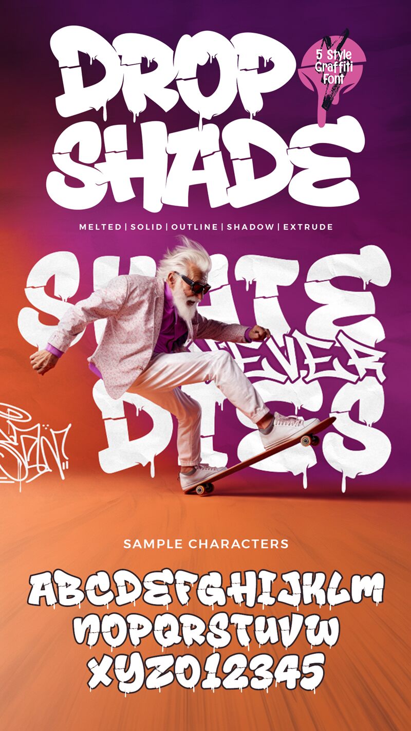 Drop Shade Carattere