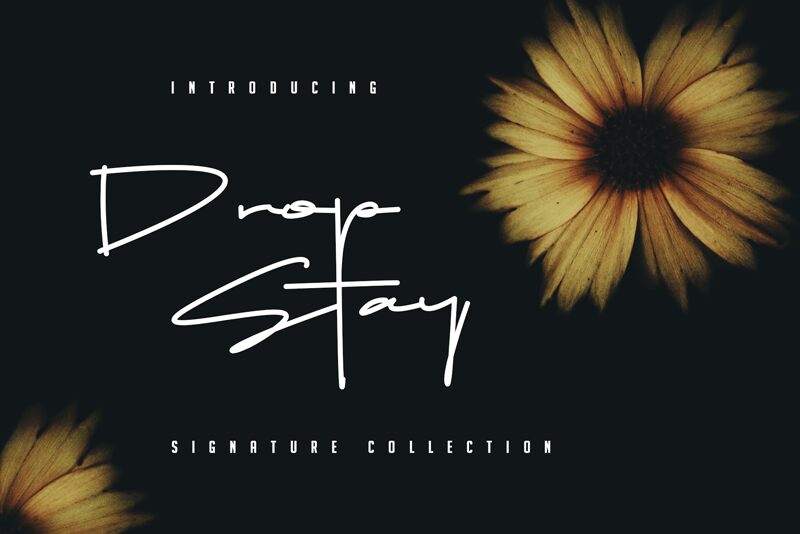 Drop Stay Czcionka