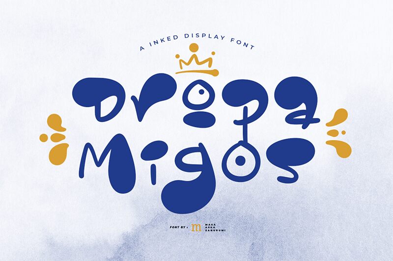 Dropa Migos Schriftart