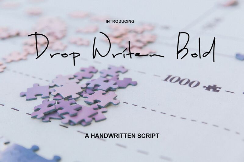 DropWriten フォント