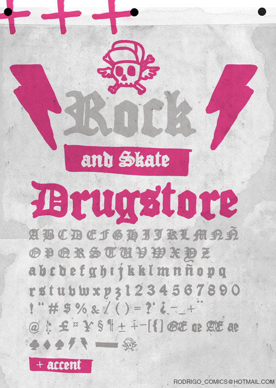 Drugstore Czcionka