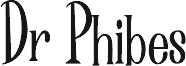Dr Phibesフォントのプレビュー
