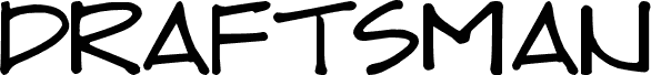 Preview of the DRAFTSMAN_CAPS font