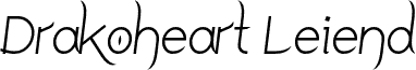 DrakoheartLeiendItalic